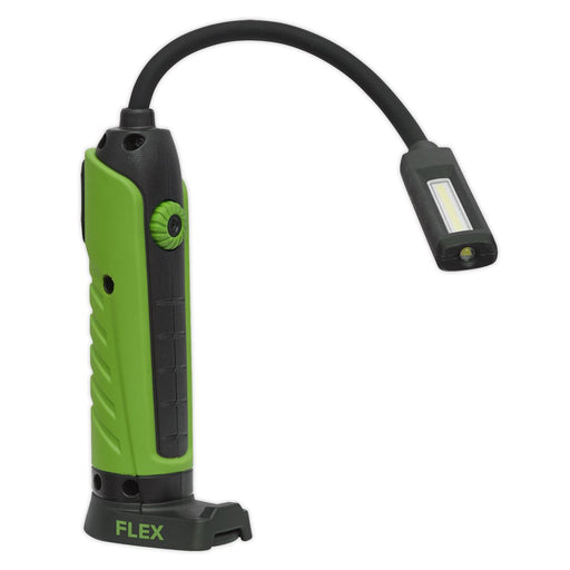 Sealey Flexi Head COB LED Rechargeable Inspection Lamp Light Magnetic Base Sealey  - Dynamic Drive