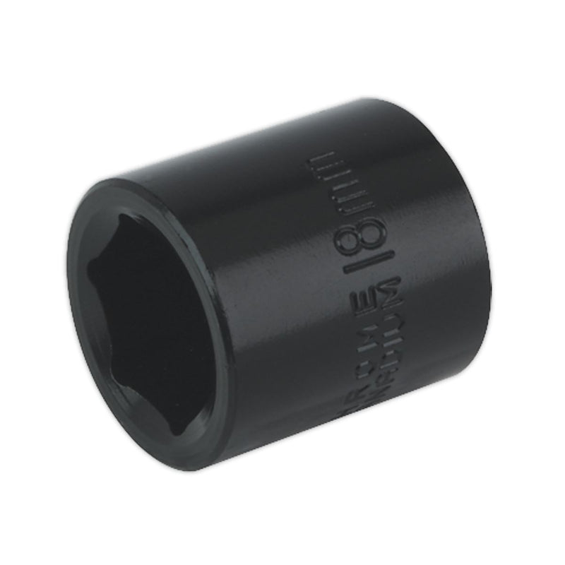Sealey Impact Socket 18mm 3/8"Sq Drive IS3818 Sealey - Dynamic Drive
