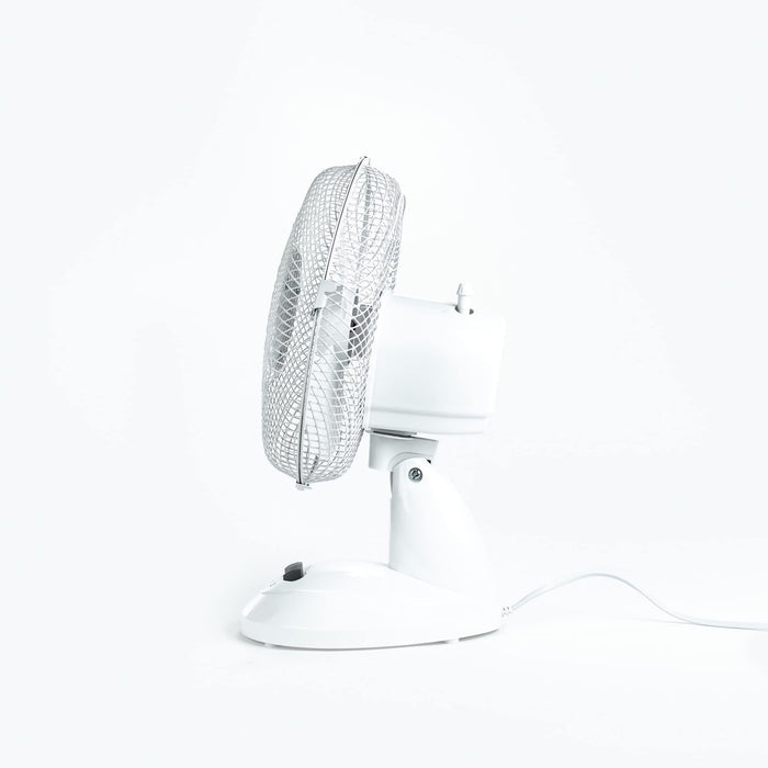 MDS1203 Status 9 White Desk Fan S9DESKFAN1PKB Status - Dynamic Drive
