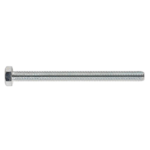 Sealey HT Setscrew M8 x 100mm 8.8 Zinc Pack of 25 SS8100 Sealey - Dynamic Drive