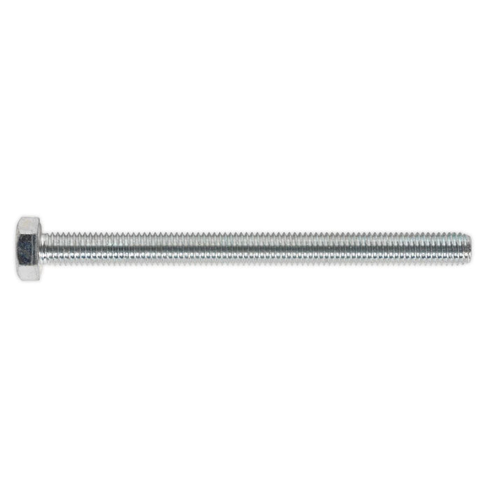 Sealey HT Setscrew M8 x 100mm 8.8 Zinc Pack of 25 SS8100 Sealey - Dynamic Drive