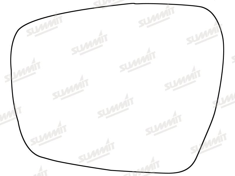 Summit Heated Base Plate With Standard Mirror Glass fits Ford S-Max 15 on LHS Summit - Dynamic Drive