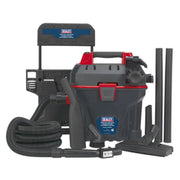 Sealey Garage Vacuum 1500W with Remote Control Wall Mounting GV180WM Sealey - Dynamic Drive