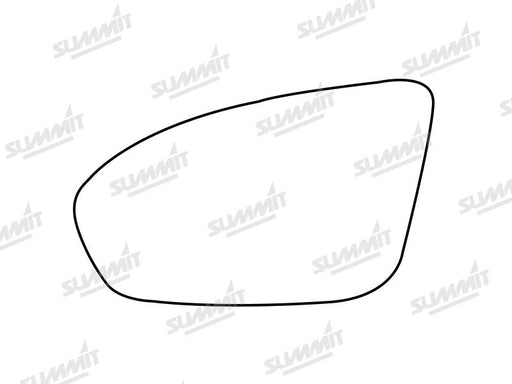 Summit Stick-On Standard Mirror Glass fits BMW 5 Series, M5, F10 & F18 13 On LHS Summit - Dynamic Drive