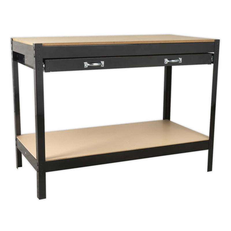 Sealey Workbench with Drawer 1.2m AP12160 Sealey - Dynamic Drive