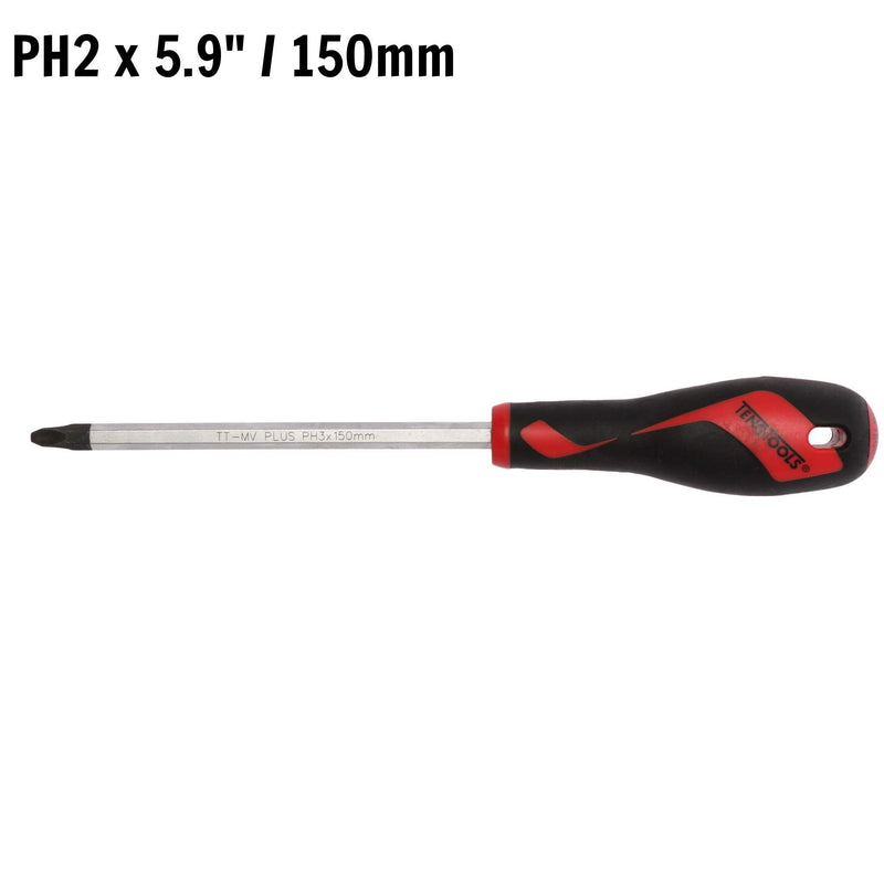 Teng Tools PH Screwdriver PH3 x 150mm XL Hex Shaft Teng Tools - Dynamic Drive