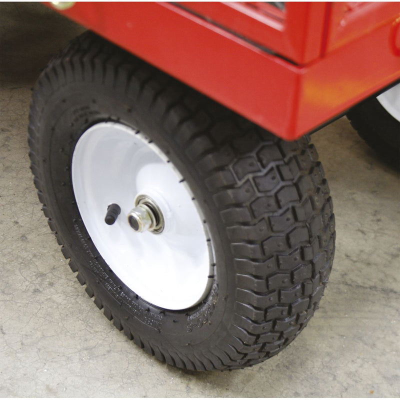 Sealey Platform Truck with Sides Pneumatic Tyres 450kg Capacity CST806 Sealey - Dynamic Drive