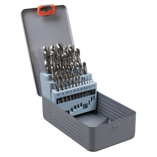 Sealey Left-Hand Spiral Drill Bit Set 25pc AK8191 Sealey - Dynamic Drive