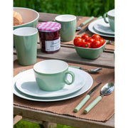 Bo-Camp Breakfast Plate Two Tone Melamine 4 Pieces Green Bo-Camp - Dynamic Drive