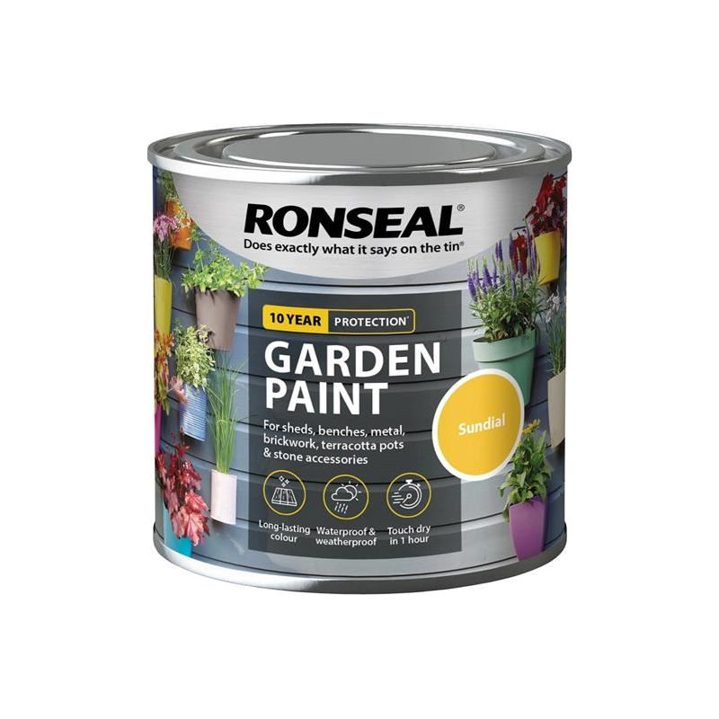 Ronseal Garden Paint Sunburst 250ml Ronseal - Dynamic Drive