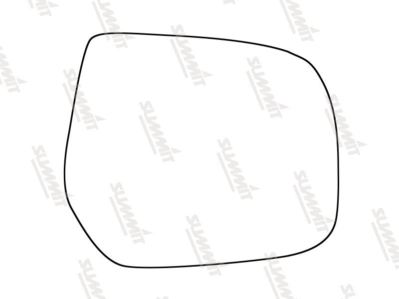 Summit Stick-On Standard Mirror Glass fits Ford Ranger 06 to 14 RHS Summit - Dynamic Drive