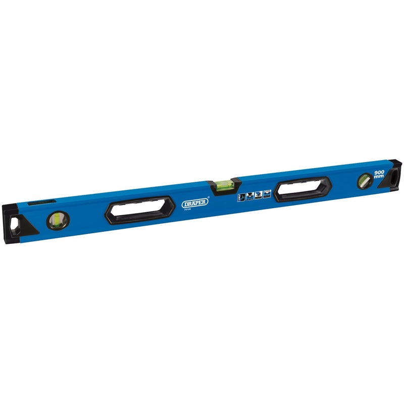 Draper Box Section Level with Side View Vial, 900mm 75105 Draper - Dynamic Drive