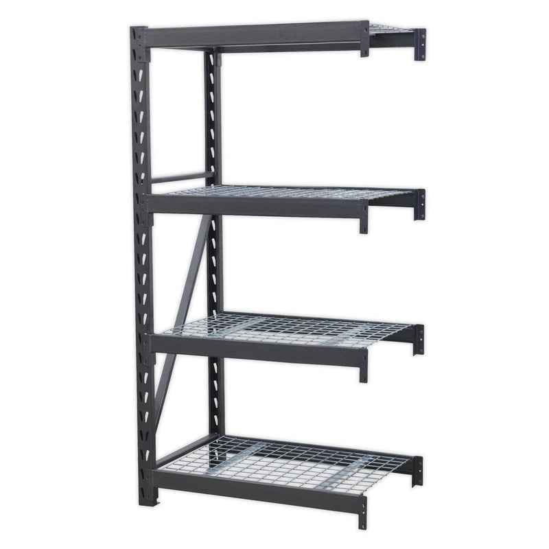 Sealey HD Racking Ext Pack with 4 Mesh Shelves 640kg Cap/Level AP6372E Sealey  - Dynamic Drive