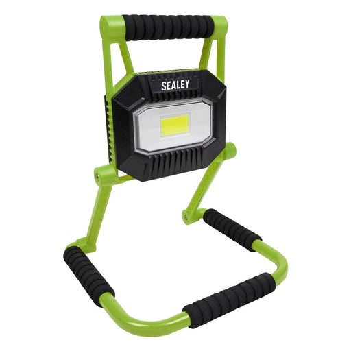 Sealey LEDFL20W Rechargeable Portable Fold Flat Floodlight 20W COB LED Sealey  - Dynamic Drive