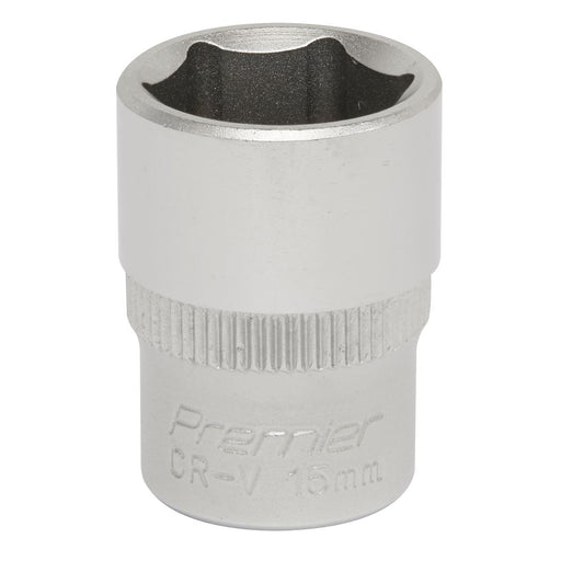 Sealey WallDrive Socket 15mm 3/8"Sq Drive S3815 Sealey - Dynamic Drive