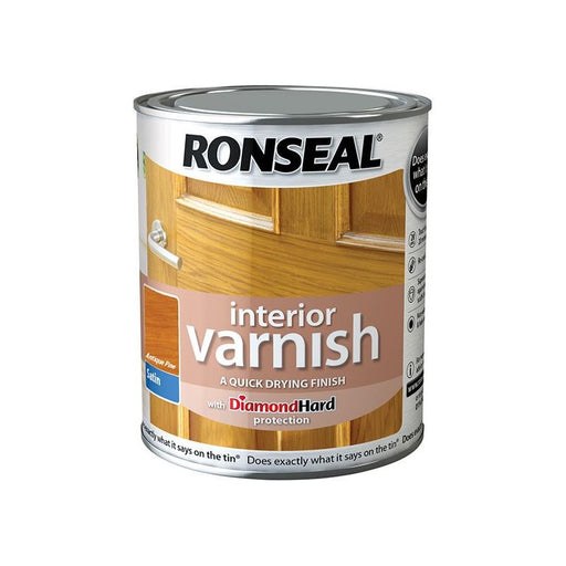 Ronseal Interior Varnish Quick Dry Satin Antique Pine 250ml Ronseal - Dynamic Drive