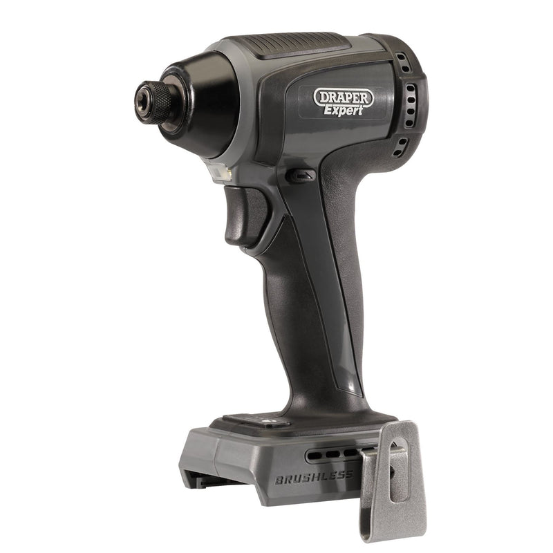 Draper XP20 20V Brushless Impact Driver, 200Nm (Sold Bare) 55944 Draper - Dynamic Drive