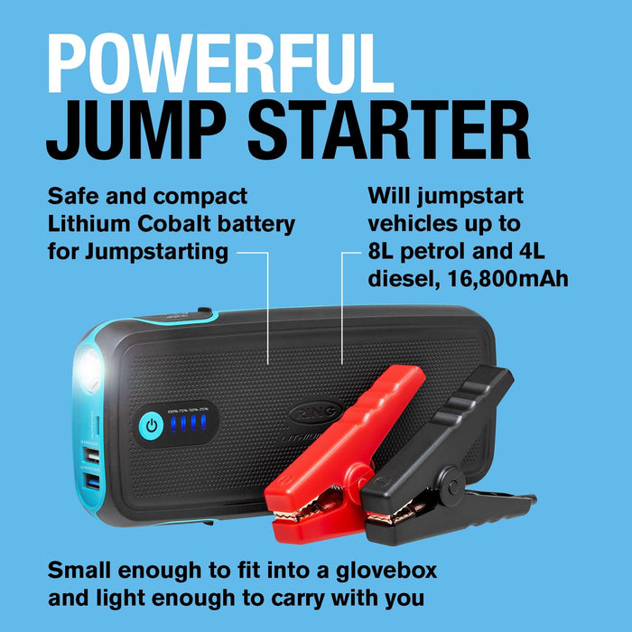 Ring Automotive RPPL400 high power lithium car jump starter power pack and 16800 Ring Automotive - Dynamic Drive