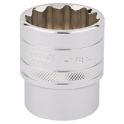 Draper HI-TORQ 12 Point Socket, 1/2" Sq. Dr., 1.1/8" 33727 Draper - Dynamic Drive