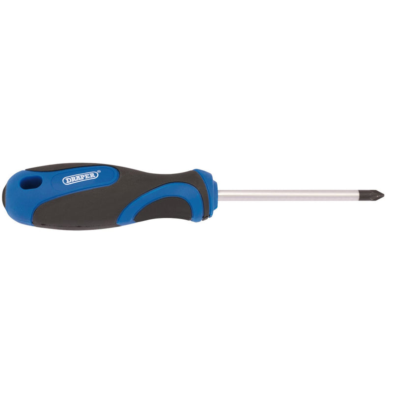 Draper Soft Grip PZ TYPE Screwdriver, No.1 x 75mm 48926 Draper - Dynamic Drive