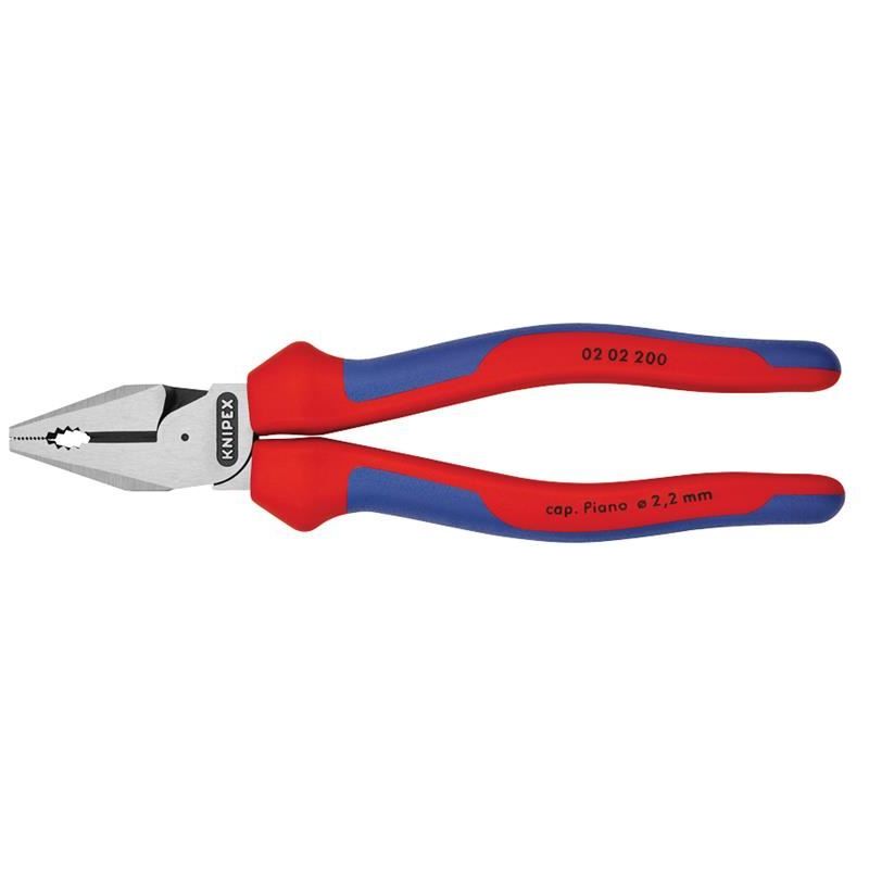 Knipex High Leverage Combination Pliers Multi-Component Grip 200mm Knipex - Dynamic Drive