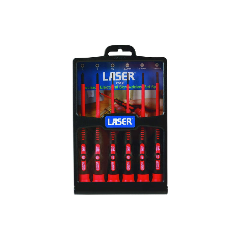 Laser Precision Electrical Screwdriver Set 6pc 7612 Laser - Dynamic Drive