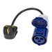 Sealey 13A/16A Trailing Socket & Cable Set WSP1316 Sealey - Dynamic Drive