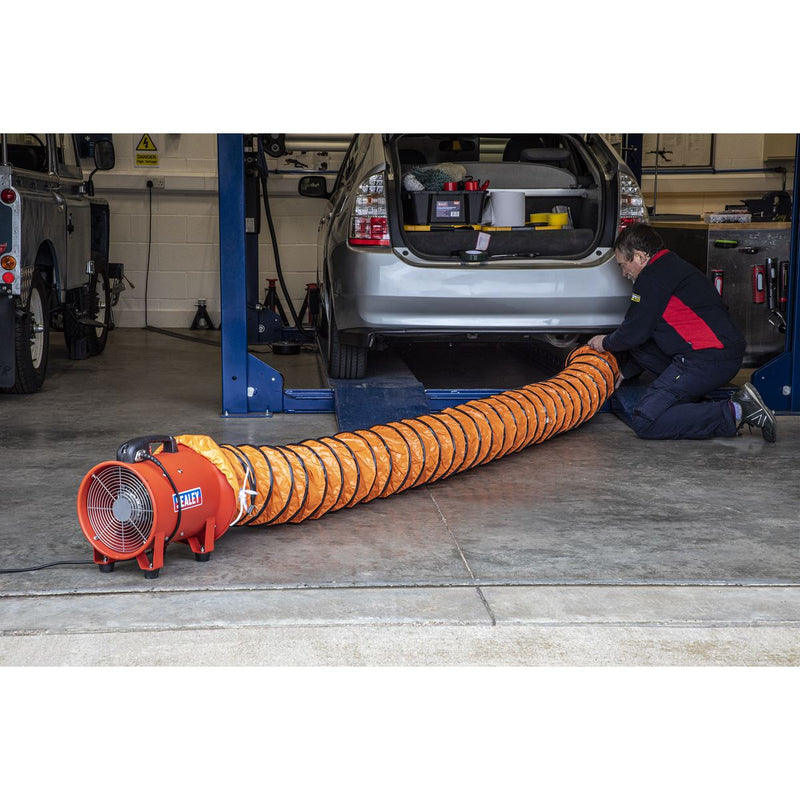 Sealey Portable Ventilator250mm with 5m Ducting VEN250 Sealey - Dynamic Drive