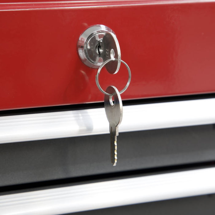 Sealey Topchest & Rollcab Combo 6 Drawer - Red/Grey AP2200BB Sealey  - Dynamic Drive
