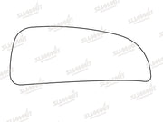 Summit Stick-On Commercial Lower Blind-Spot Mirror Glass fits Citroen Jumper, Fiat Ducato, Peugeot Boxer LHS Summit - Dynamic Drive
