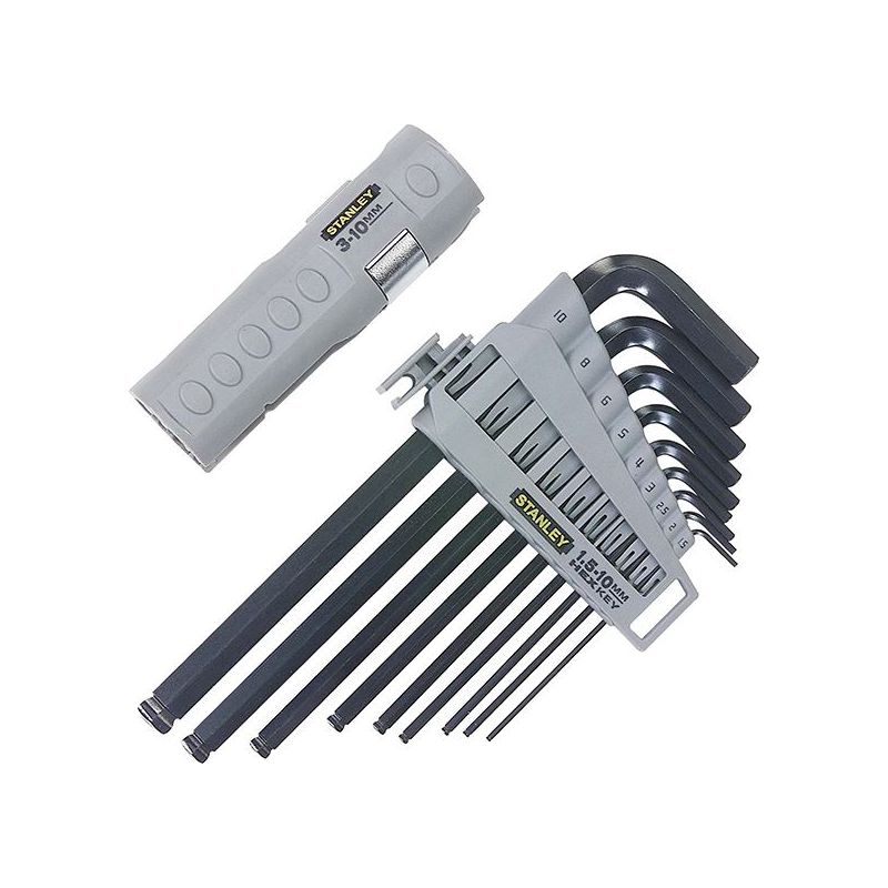 Stanley® Hand Tools Metric Hexagon Grip Key Set, 9 Piece STANLEY® Hand Tools - Dynamic Drive