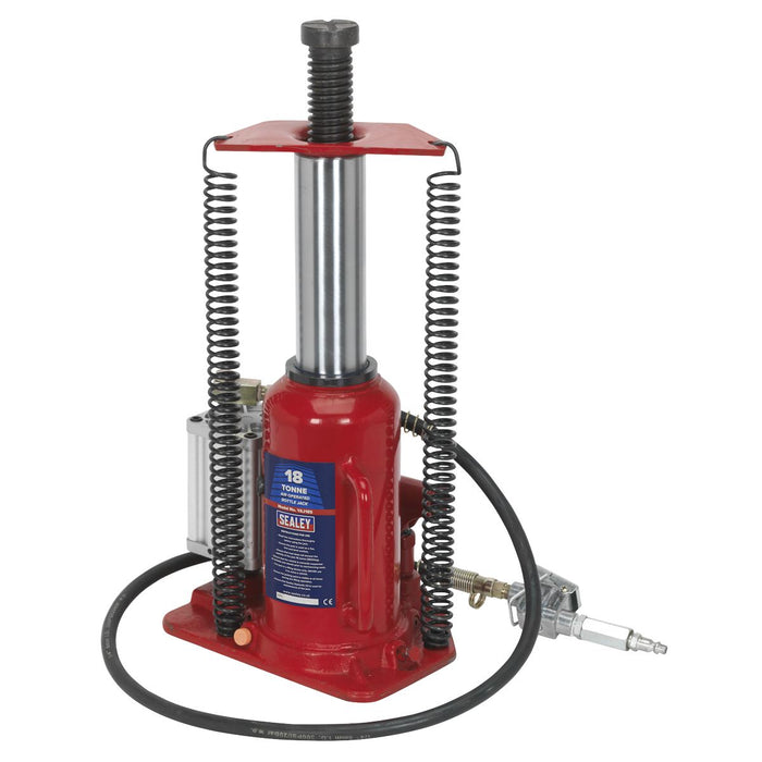Sealey Air Operated Bottle Jack 18 Tonne YAJ18S Sealey - Dynamic Drive