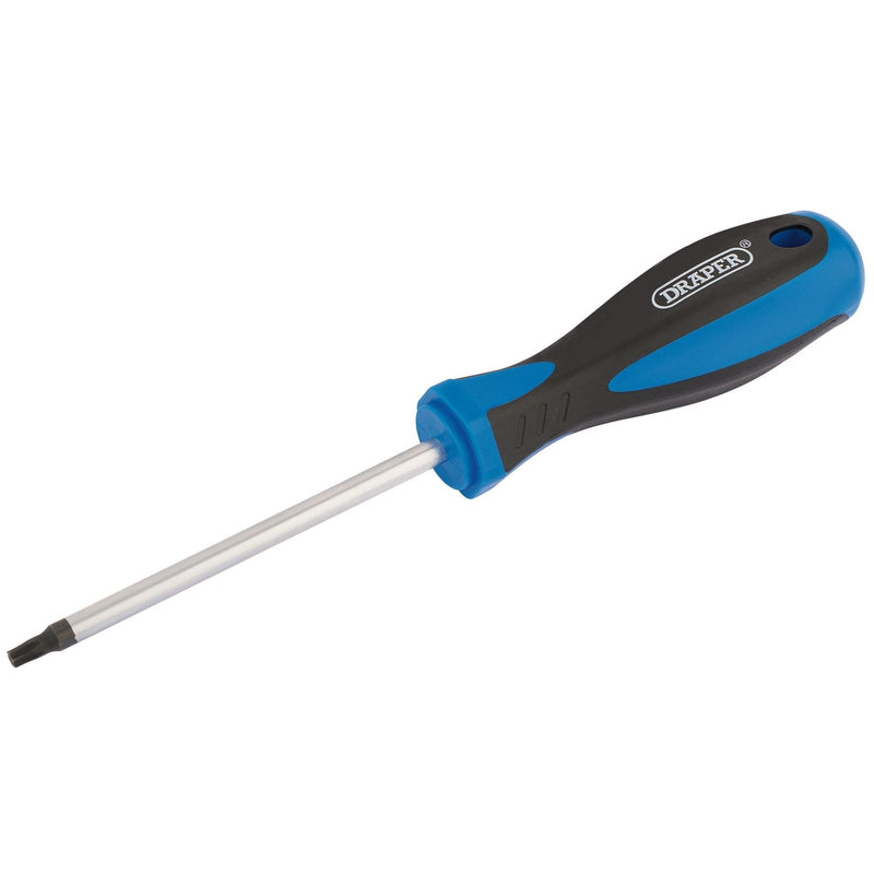 Draper TX-STAR Security Screwdriver, T25T x 100mm, Blue 63566 Draper - Dynamic Drive