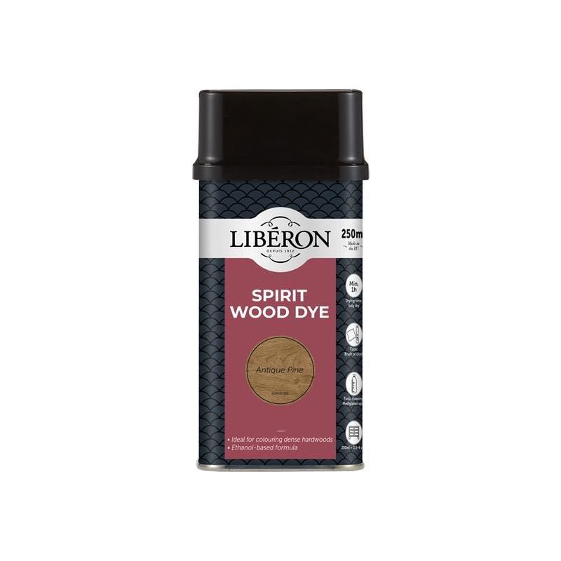 Liberon Spirit Wood Dye Antique Pine 250ml Liberon - Dynamic Drive