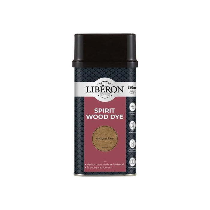 Liberon Spirit Wood Dye Antique Pine 250ml Liberon - Dynamic Drive