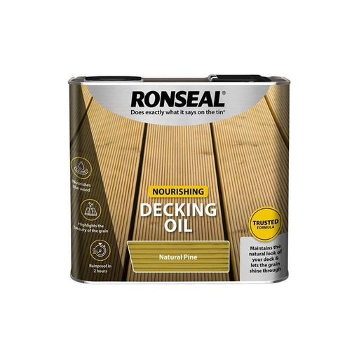 Ronseal Decking Oil Natural Pine 2.5 litre Ronseal - Dynamic Drive