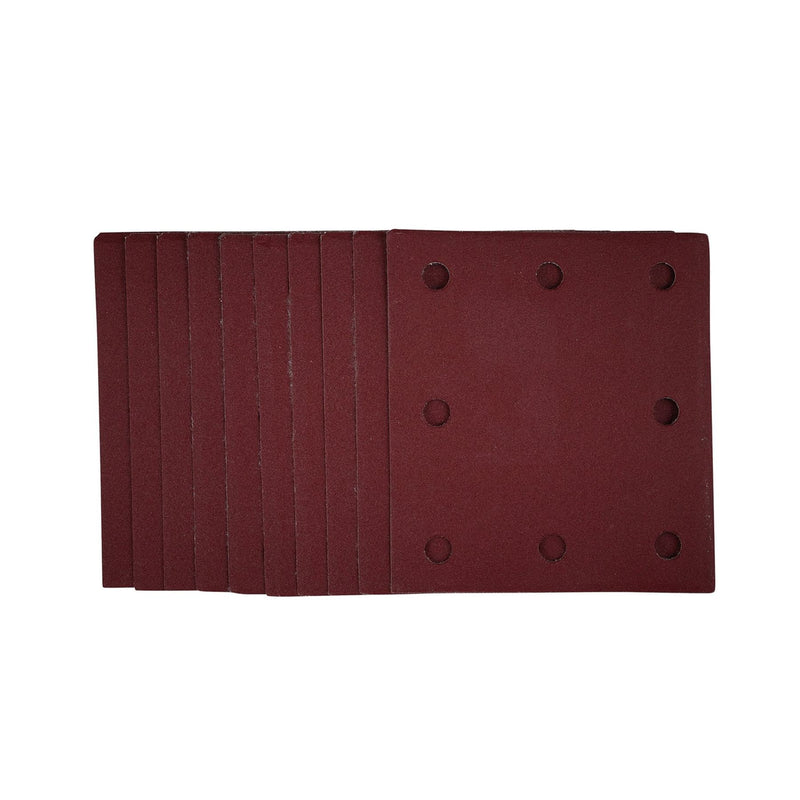 Draper 1/4 Sanding Sheets with Hook and Loop, 115 x 105mm, 240 Grit (Pack of 10) Draper - Dynamic Drive