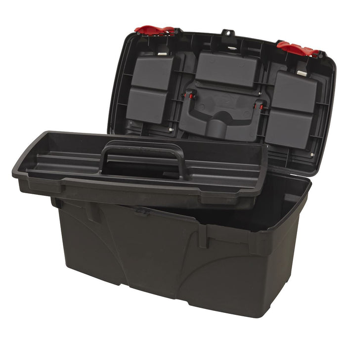 Sealey Toolbox with Tote Tray 430mm AP430 Sealey - Dynamic Drive