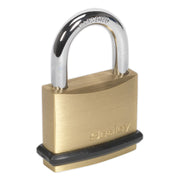 Sealey Brass Body Padlock 40mm Sealey - Dynamic Drive