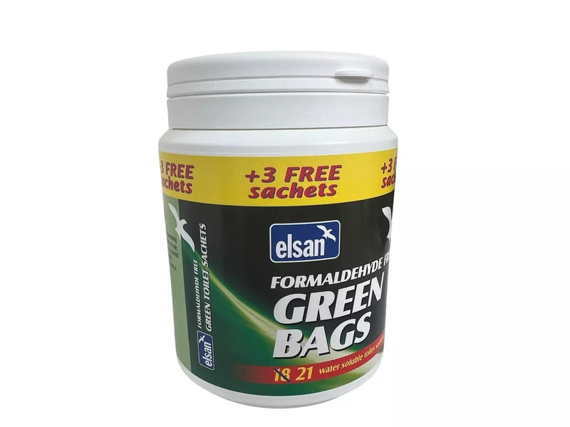 Elsan Green Bags Chemical Cassette Toilet Sachets Camping Caravan Motorhome Elsan - Dynamic Drive