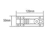 Squire CombiBolt 4 Re-Codable Locking Bolt Chrome 120mm Squire - Dynamic Drive