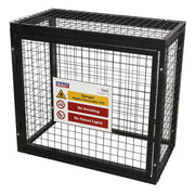 Sealey Safety Cage 2 x 47kg Gas Cylinders GCSC247 Sealey - Dynamic Drive