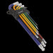 Sealey TWIN PACK EXTRA LONG Ball-End Allen Hex Key & TORX TRX Star Set Coloured Sealey  - Dynamic Drive