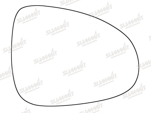 Summit Stick-On Standard Mirror Glass fits VW Touareg 13 on RHS Summit - Dynamic Drive