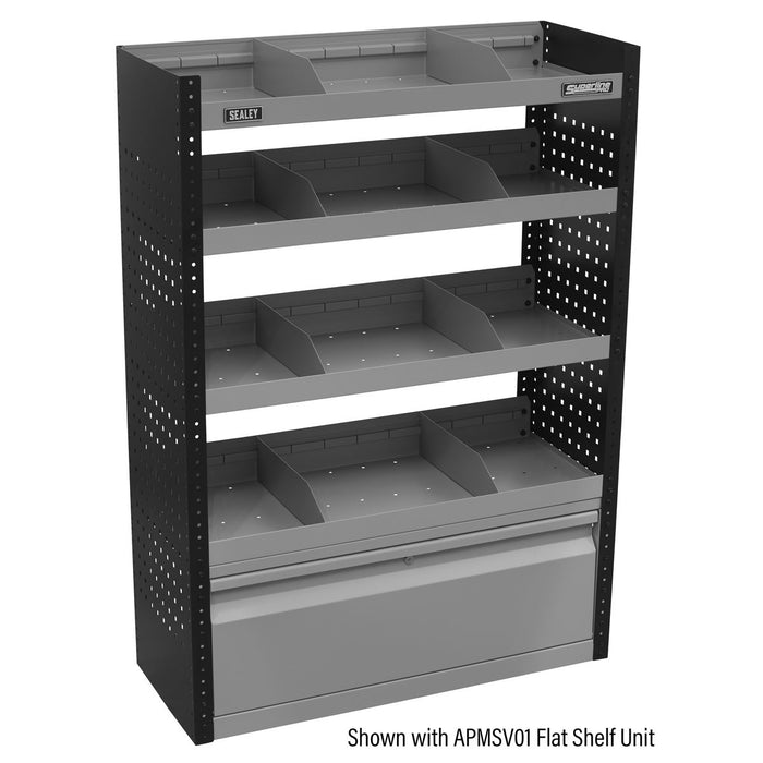 Sealey Modular Lockable Storage Door 845mm APMSV03 Sealey - Dynamic Drive