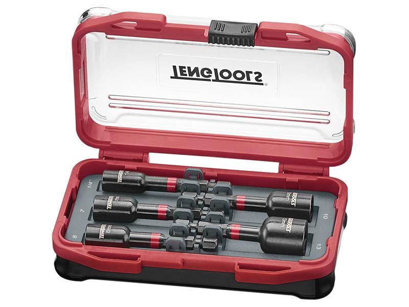 Teng TBNSI5 Impact Nut Setters Set, 5 Piece Teng - Dynamic Drive