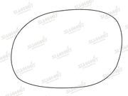 Summit Stick-On Standard Mirror Glass fits Citroen Xsara Picasso 00 on LHS Summit - Dynamic Drive