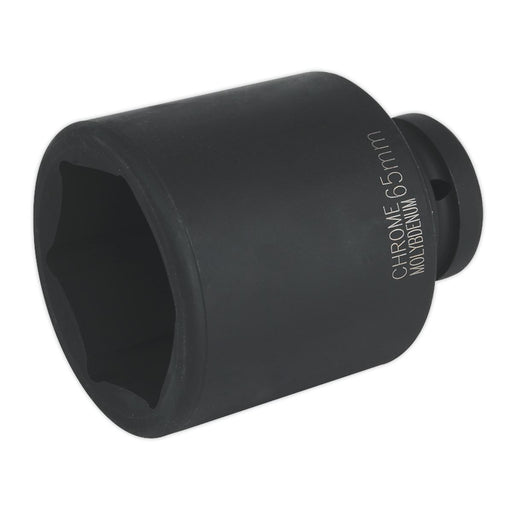 Sealey Impact Socket 65mm Deep 1"Sq Drive IS165D Sealey - Dynamic Drive