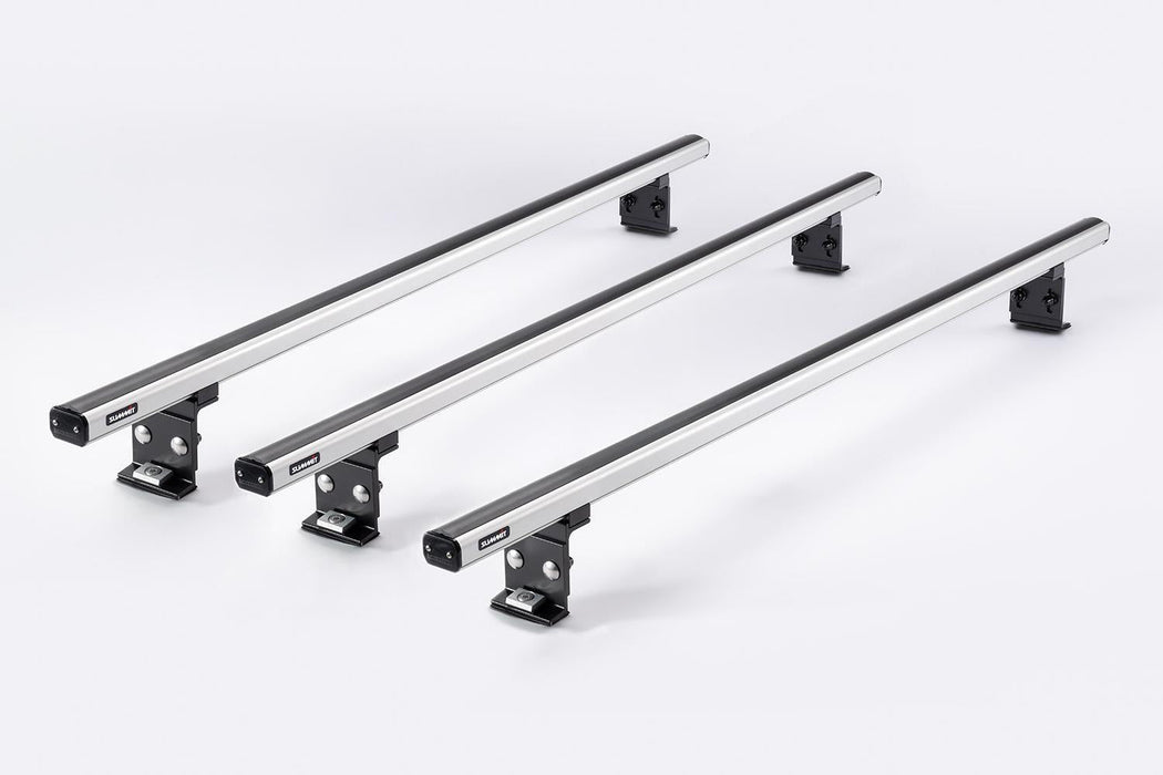 Summit Commercial 3 x Aluminium Fixed Point Roof Bars Rack 1.7m SULC-005 Summit - Dynamic Drive