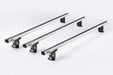 Summit Commercial 3 x Aluminium Fixed Point Roof Bars Rack 1.7m SULC-005 Summit - Dynamic Drive
